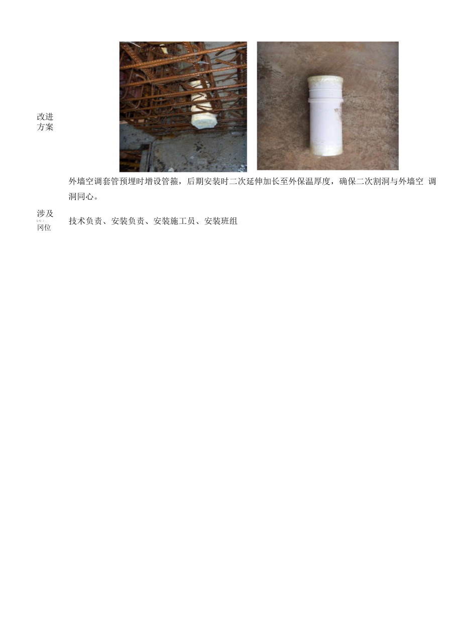 建筑施工优秀工艺做法（外墙燃气套管、空调套管预埋）.docx_第2页