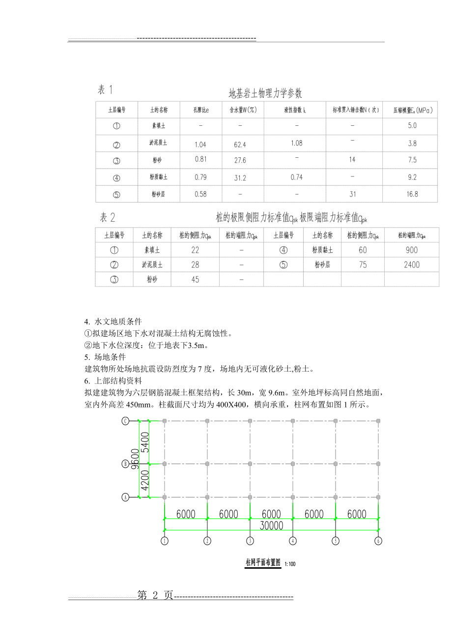 基础工程课程设计64319(11页).doc_第2页