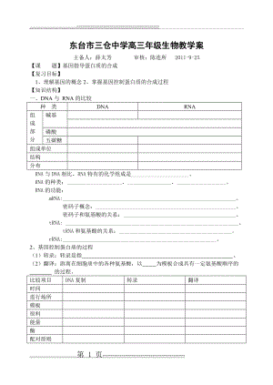 基因指导蛋白质的合成(5页).doc