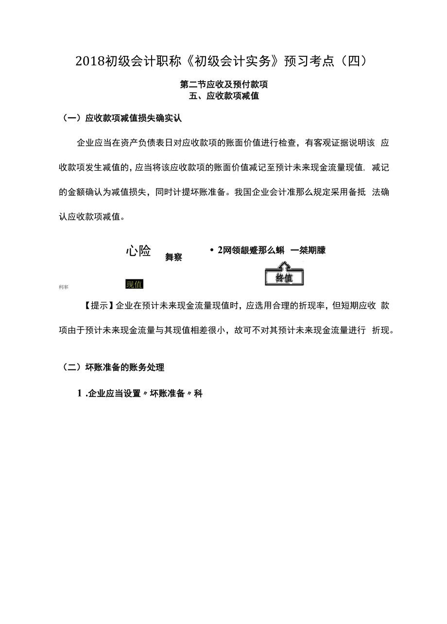 初级会计职称《初级会计实务》预习考点(四).docx_第1页