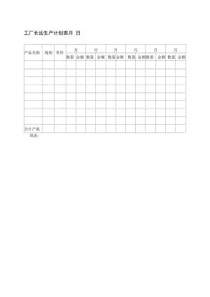 工厂长远生产计划表.docx