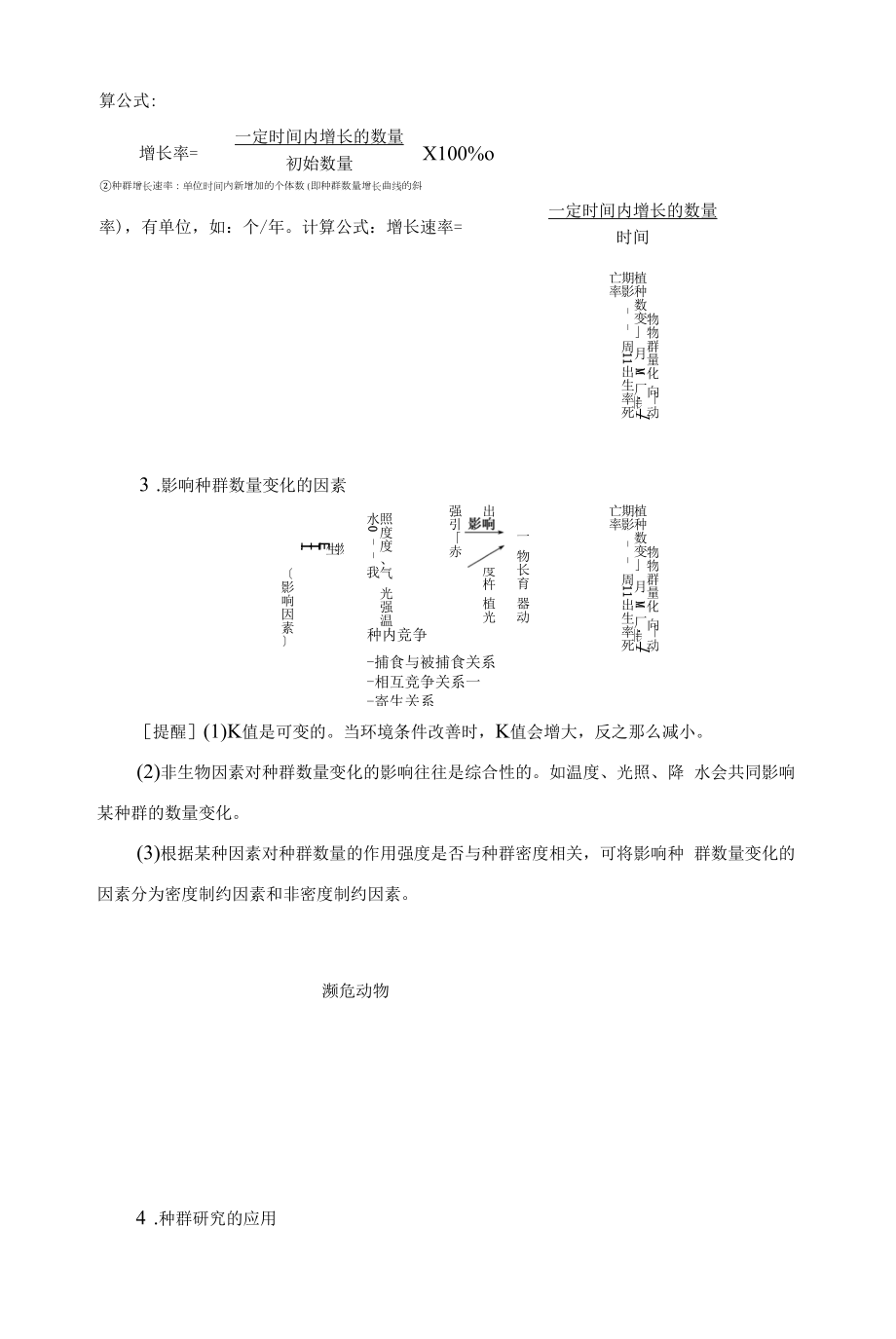 一轮复习 人教版 种群及其动态 学案.docx_第2页