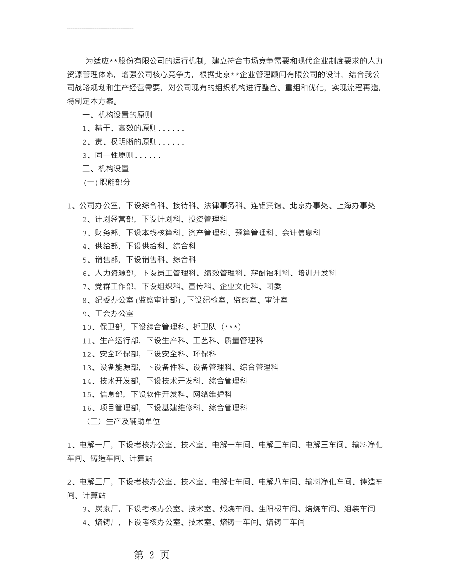 公司企业机构设置方案(3页).doc_第2页