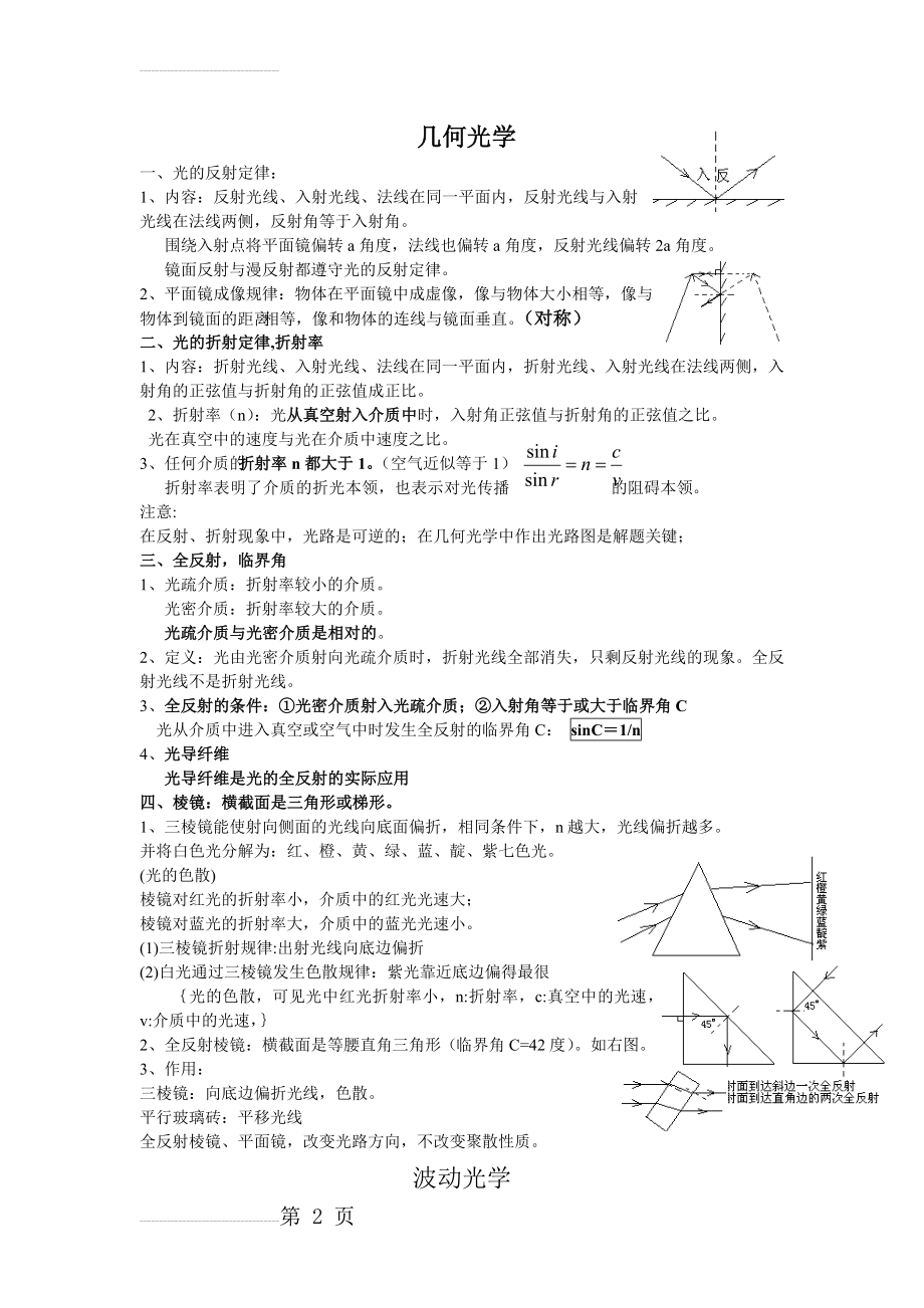 光学和原子物理知识点总结(6页).doc_第2页