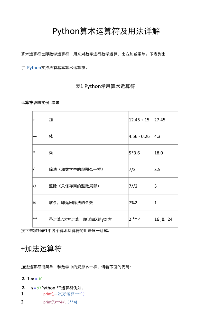 信息技术：37Python算术运算符及用法详解.docx_第1页