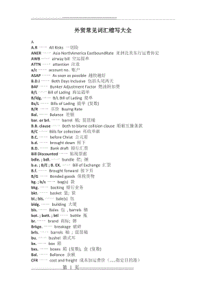 外贸常见词汇缩写大全(8页).doc