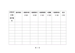 演讲比赛评分细则评分表报名表.docx