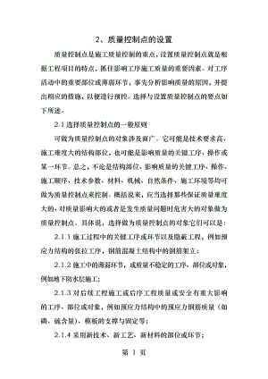 质量控制点的设置与监控.docx