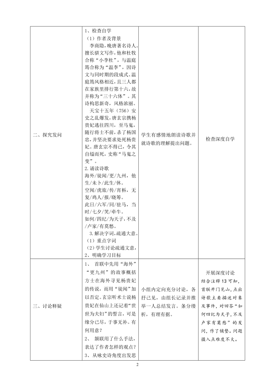 马嵬优秀教学设计及反思.doc_第2页