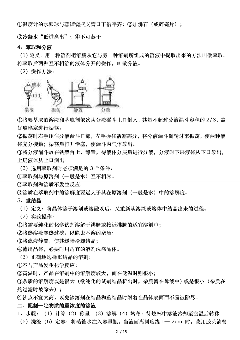 高中化学教材常考实验总结经典.doc_第2页