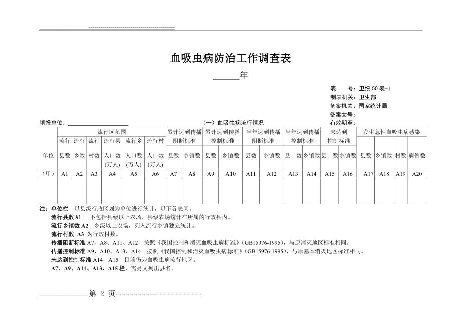 寄生虫病防治工作调查表(17页).doc_第2页