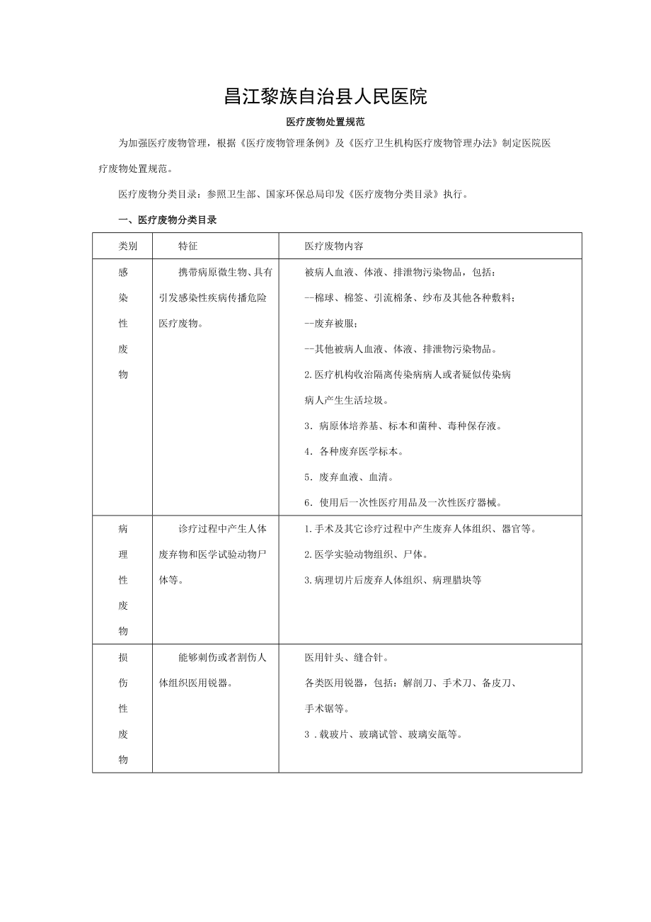 医疗废物处置规范.doc_第1页