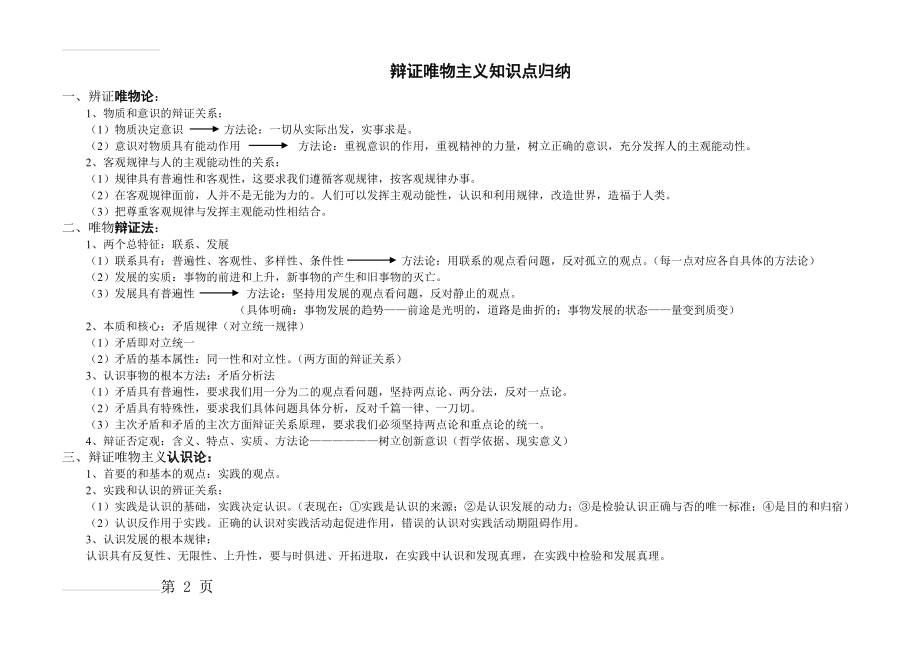 唯物辩证法知识点归纳(3页).doc_第2页