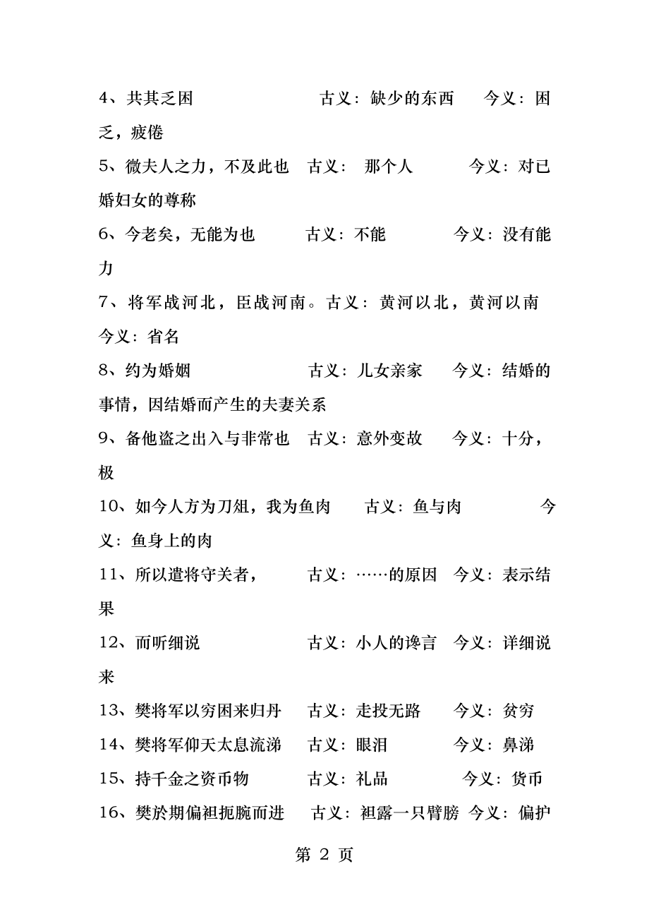 高中语文人教版必修一第二单元复习基础盘点.docx_第2页