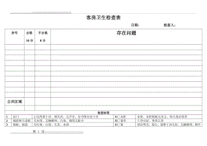 客房卫生检查表(13页).doc