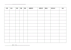 幼儿园因病缺勤跟踪登记表73748(2页).doc