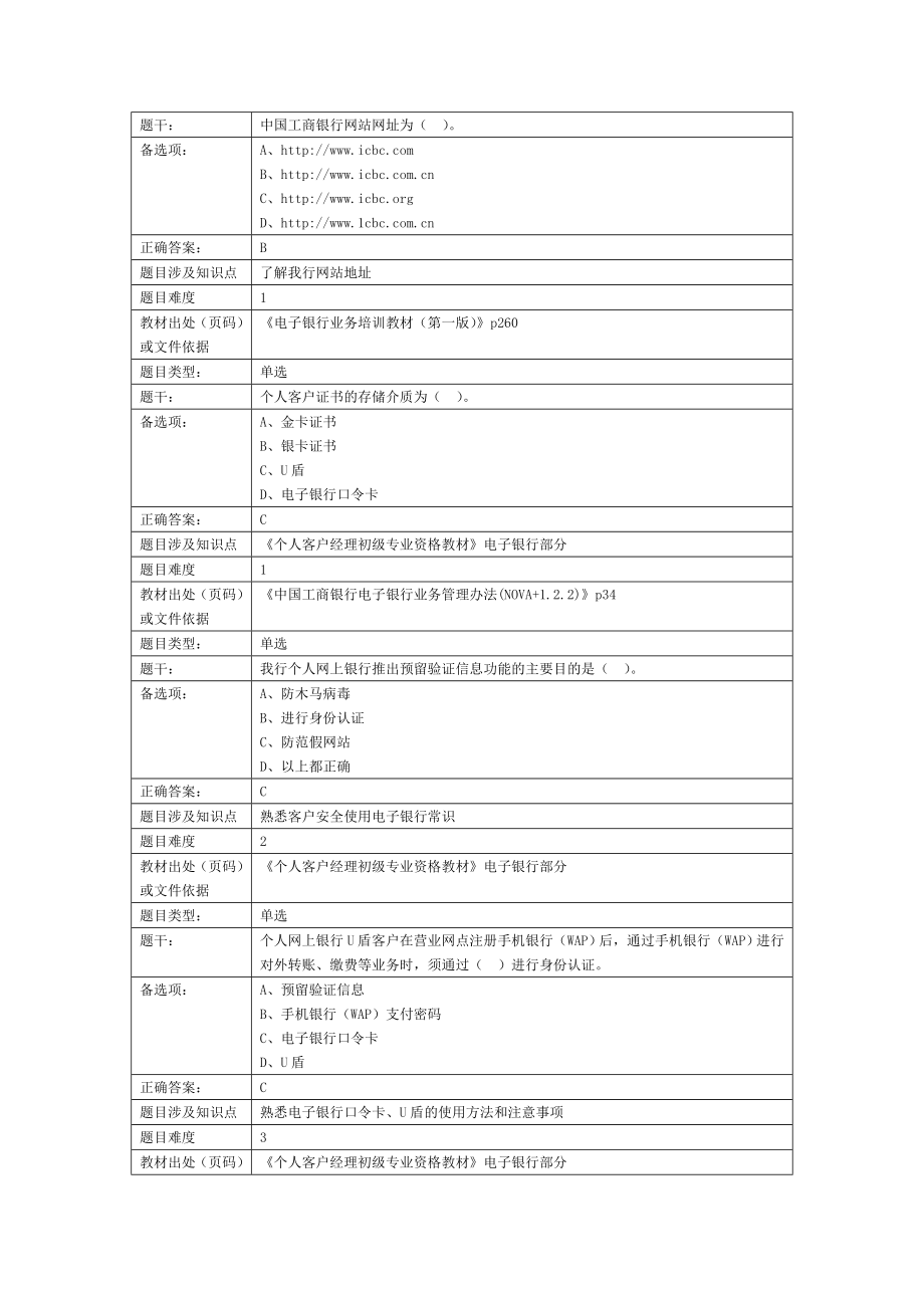 2016年个人客户经理学习资料电子银行业务篇.doc_第2页