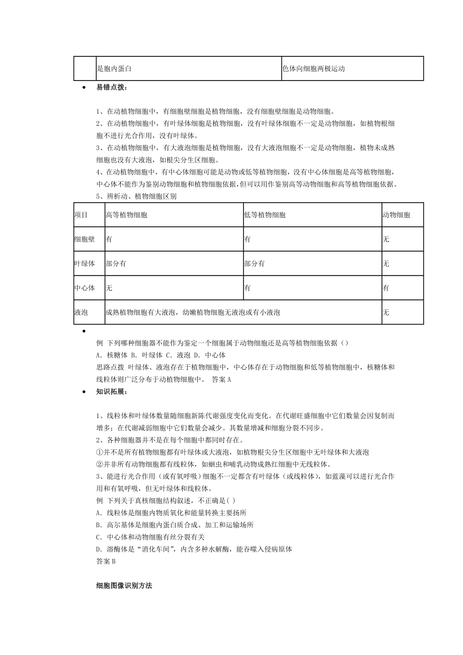 各种细胞器的结构和功能.doc_第2页