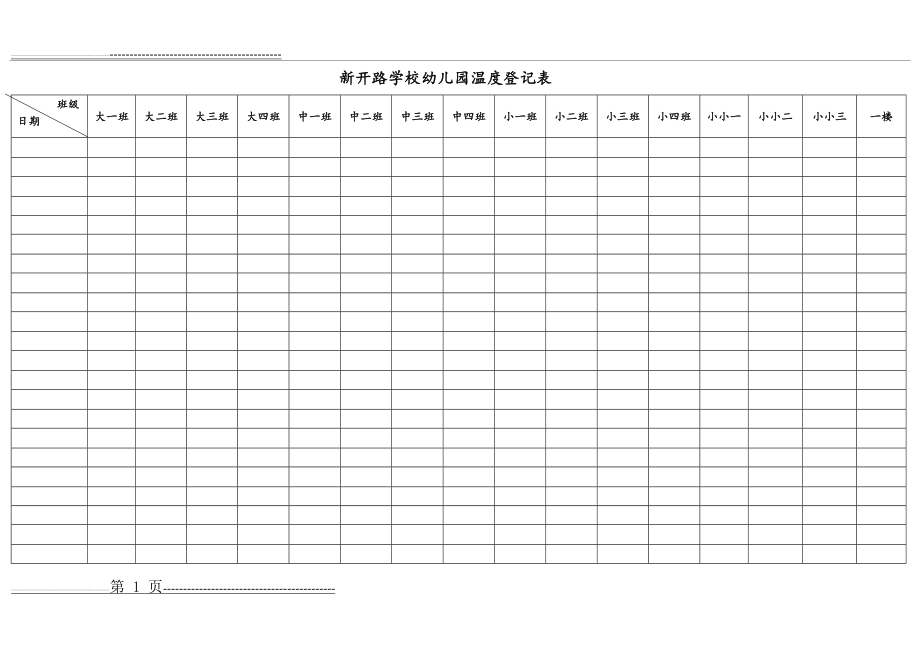 幼儿园温度记录表(2页).doc_第1页