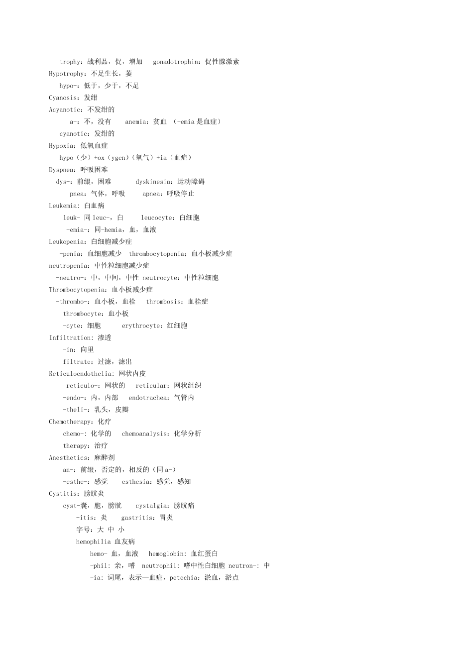 医学词汇及词根记忆手册.doc_第2页