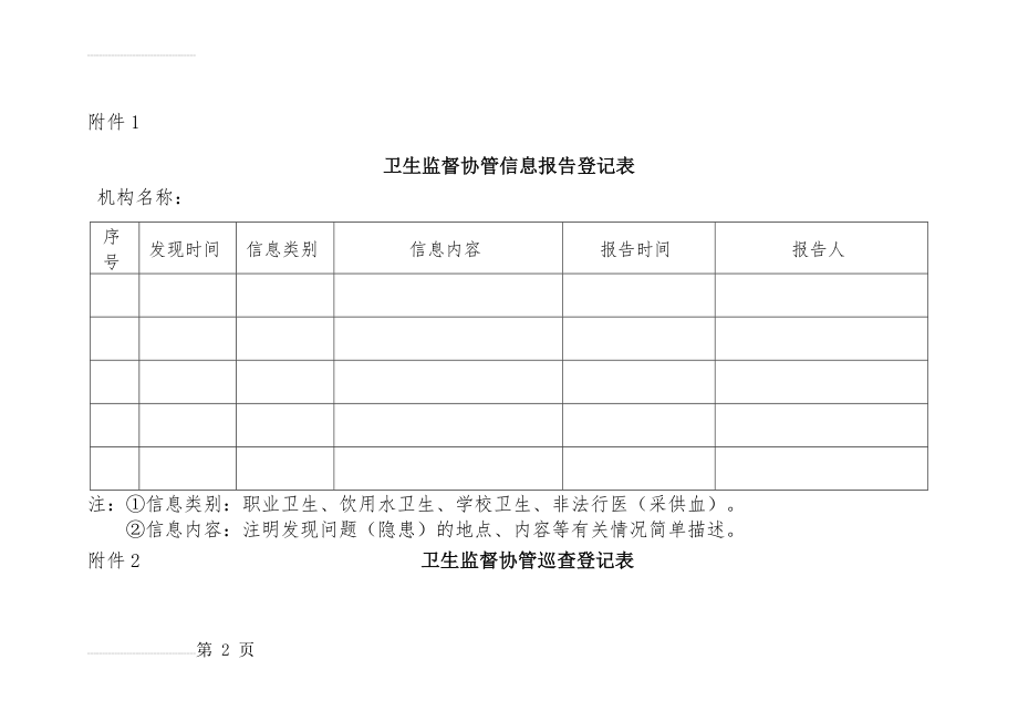 卫生监督协管巡查表(5页).doc_第2页