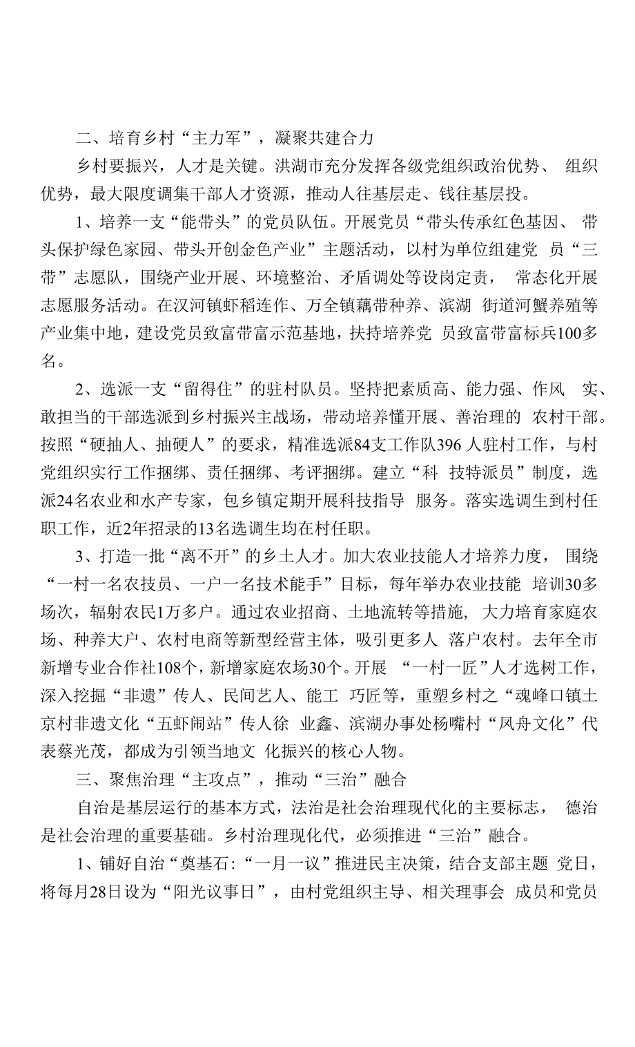 党建引领乡村治理经验交流材料.docx_第2页