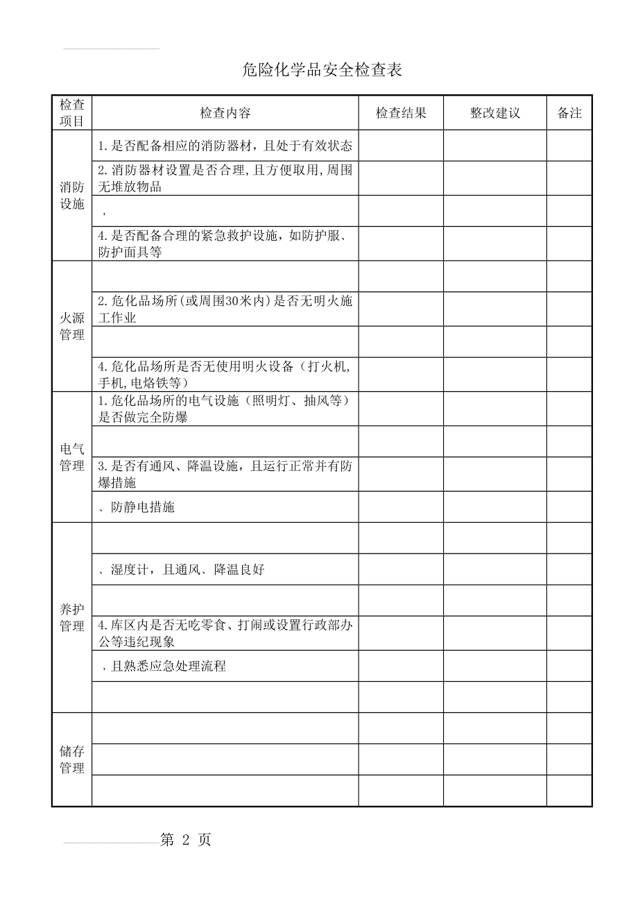 危险化学品安全检查表(3页).doc_第2页