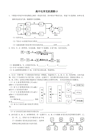 高中化学无机推断专题.doc