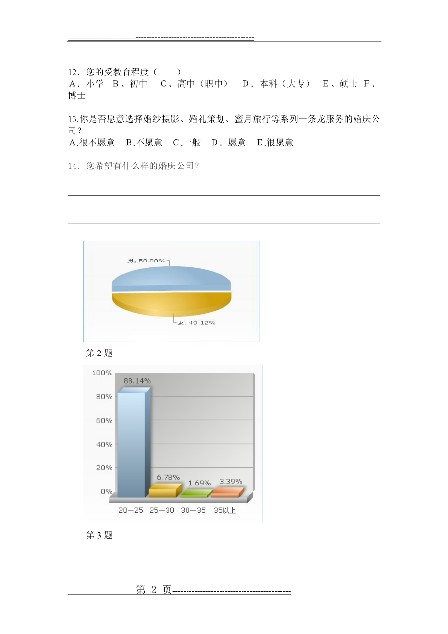 婚庆公司调查问卷(7页).doc_第2页