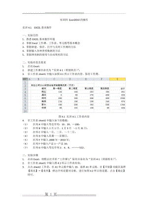 实训四+Excel2010的操作(13页).doc