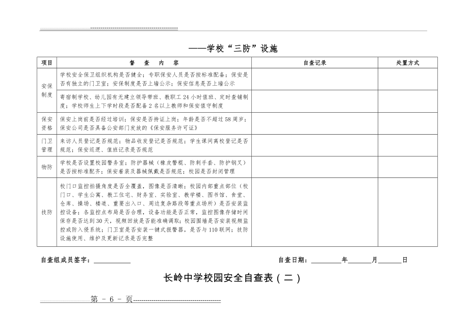 学校安全自查表(9页).doc_第2页