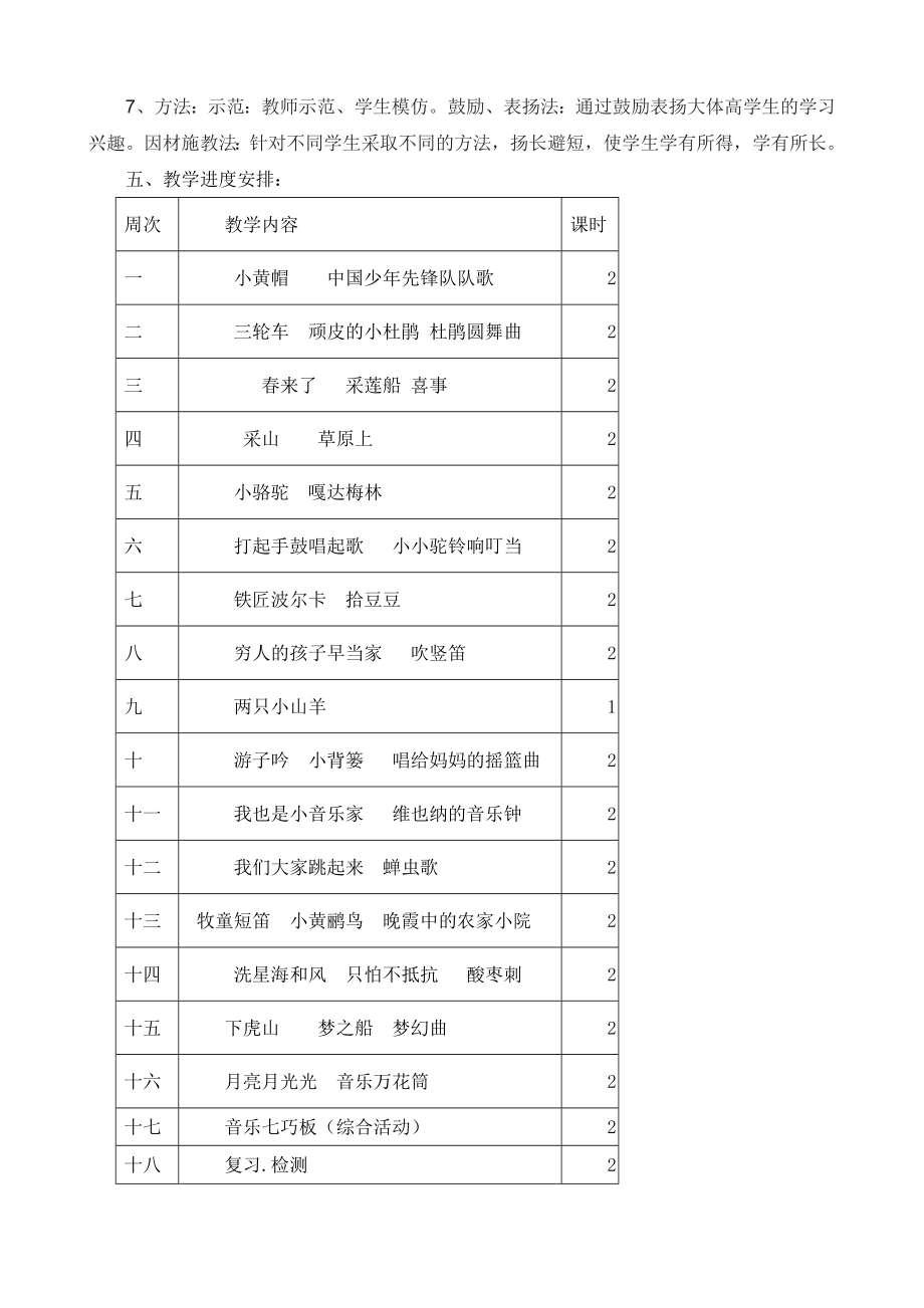 湘教版音乐三年级下册教学计划.doc_第2页