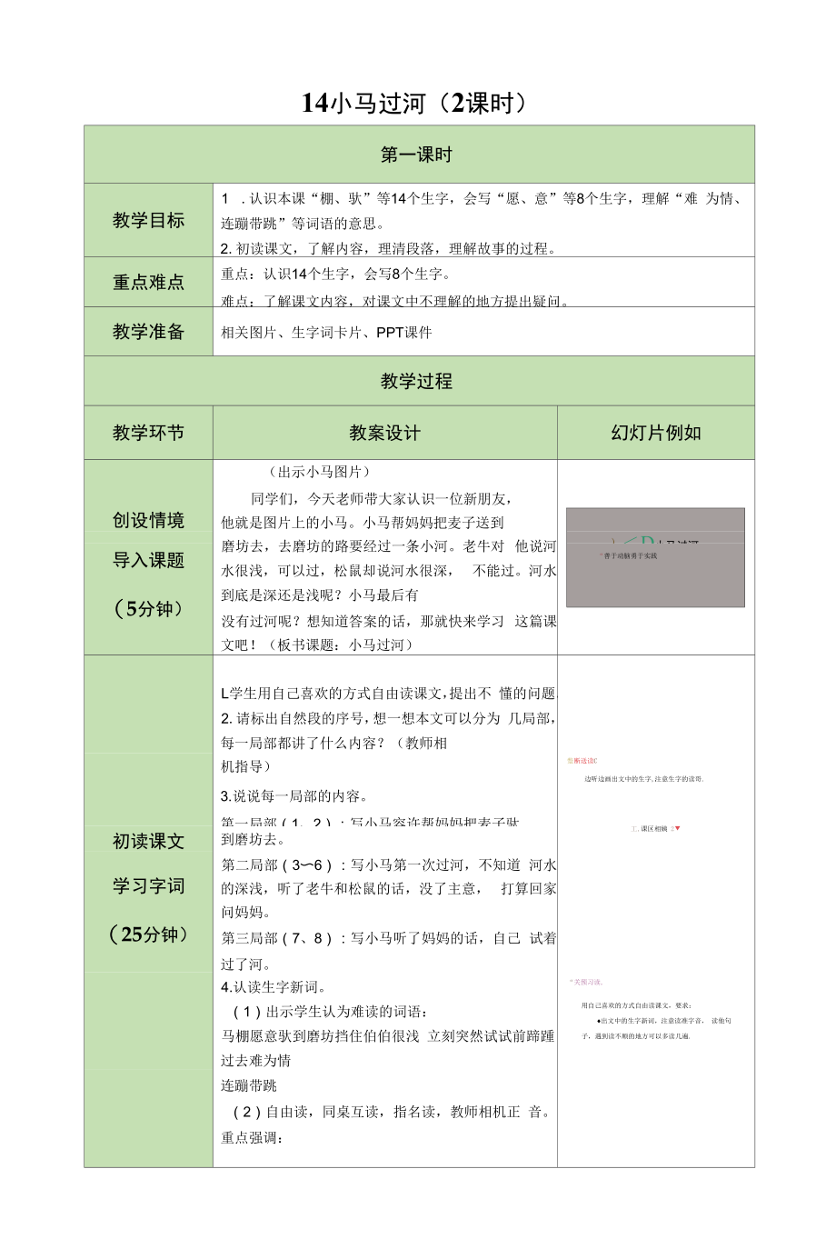 14 小马过河（2课时）.docx_第1页