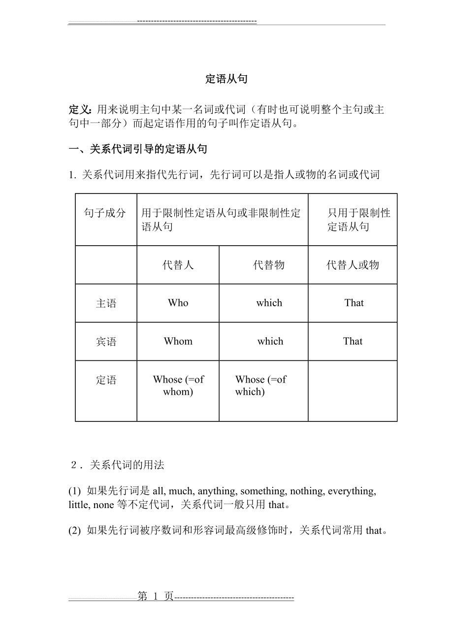 定语从句+同位语从句(17页).doc_第1页