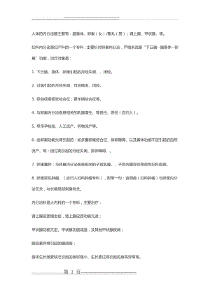 妇科内分泌与内分泌科的区别(2页).doc