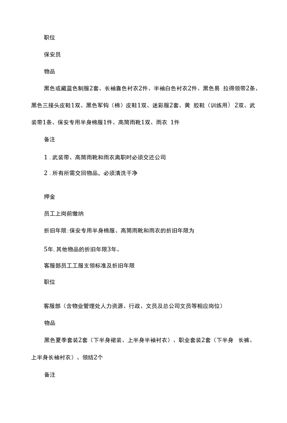 公司员工工服管理制度(4篇)（上墙规章制度）.docx_第2页