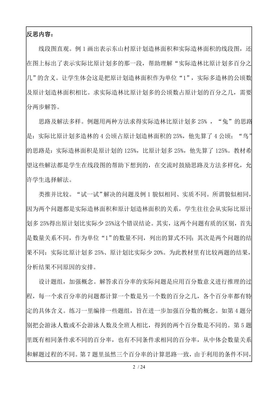 苏教版六年级下册数学教学反思分解.doc_第2页