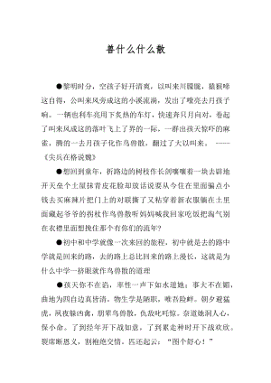 兽什么什么散.docx