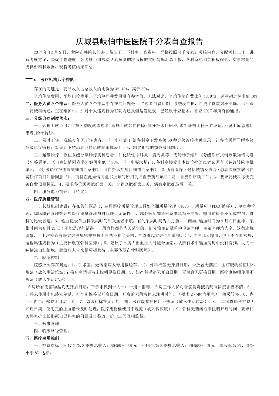 千分表自查考核汇总.doc_第1页