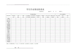 学生作业情况检查表(2页).doc