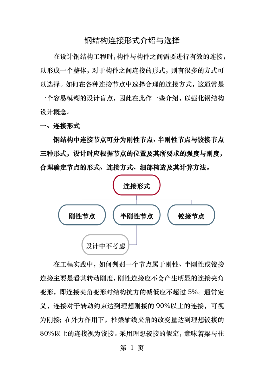 钢结构连接方式的选择.docx_第1页