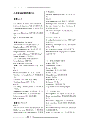 小学英语诗歌朗诵材料(5页).doc