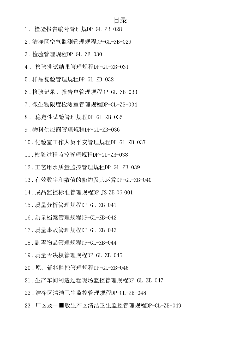 保健食品GMP文件 质量检验管理标准3.docx_第1页