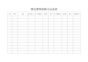 钢支撑预加轴力记录表.docx