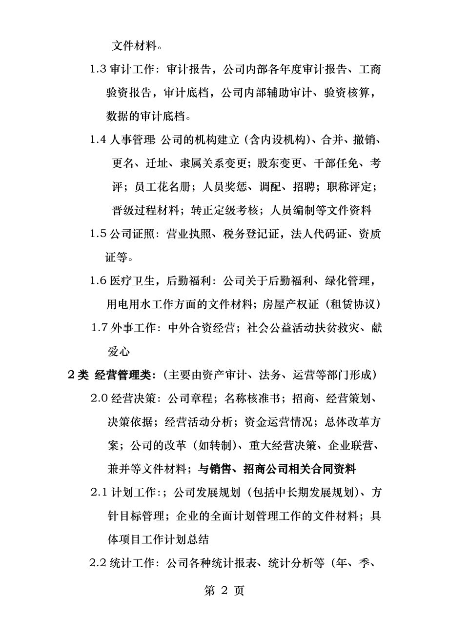 房地产公司档案分类标准.docx_第2页