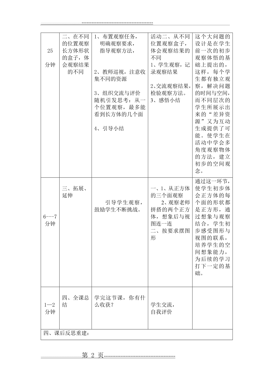 小学数学教学设计方案(2页).doc_第2页