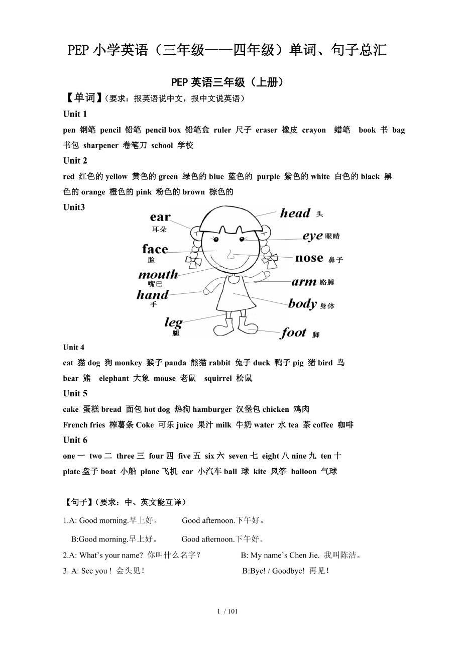 人教版三四年级英语知识点总结.doc_第1页