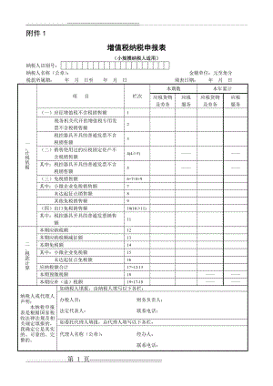 新版小规模纳税人申报表(2页).doc