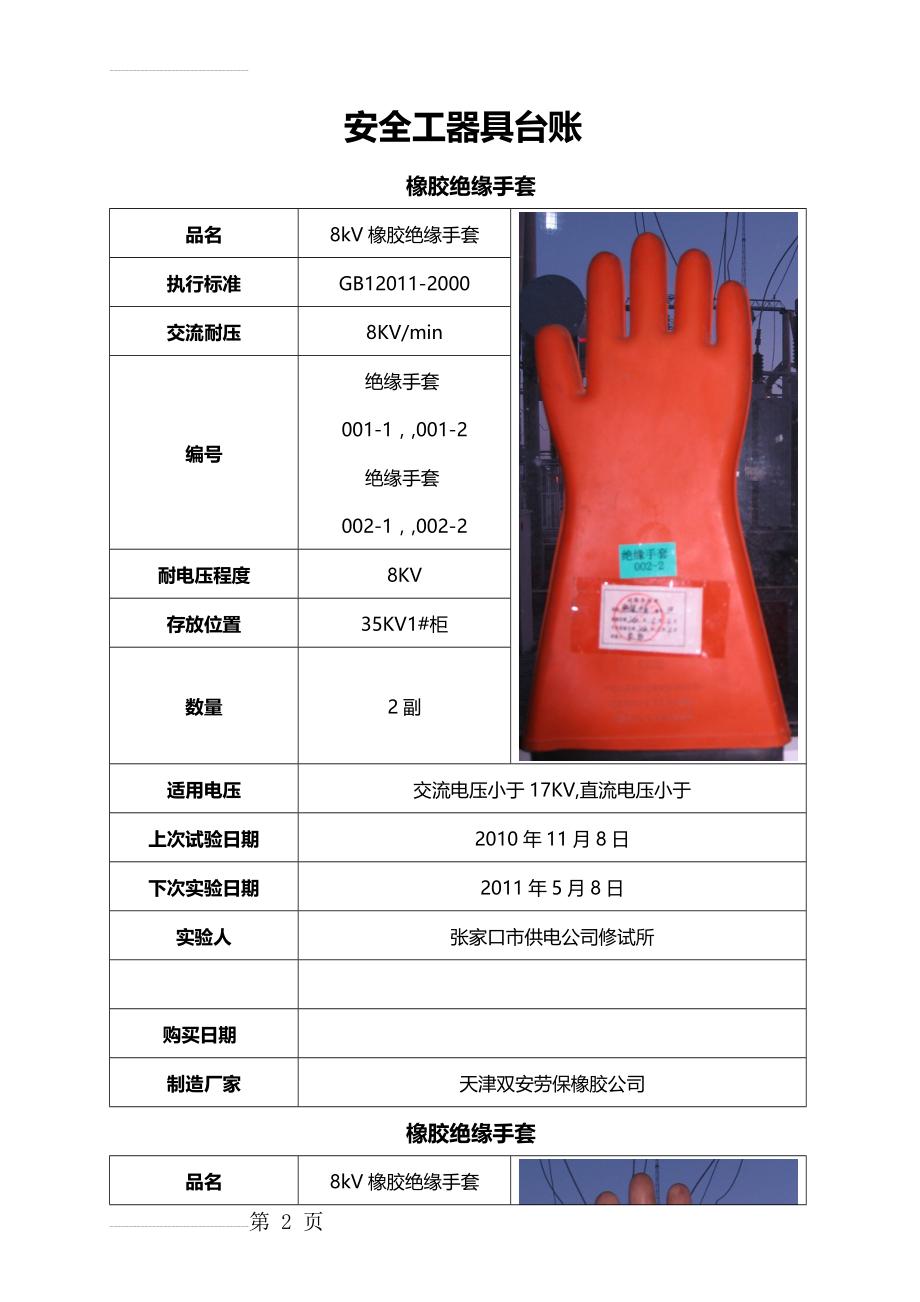 安全工器具台账(25页).doc_第2页