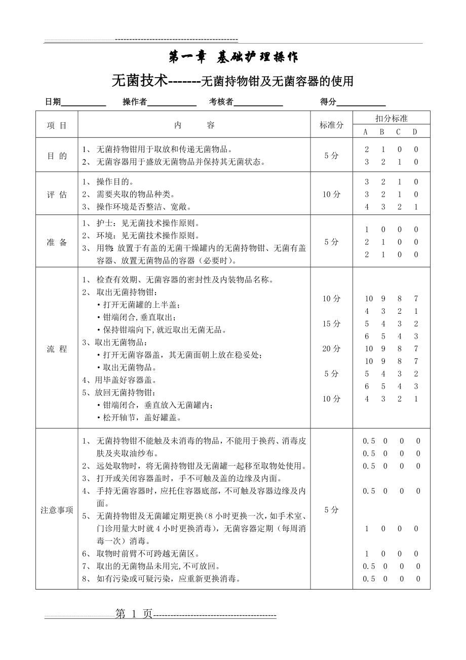 护理基本技能--基础操作(38页).doc_第1页